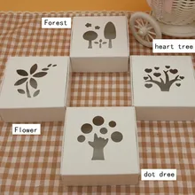 Белая крафт-бумага Заказная Свадебная подарочная упаковочная коробка крафт-бумага коробка с любовным узором окно Маленький Крафт-бумага для мыла коробки