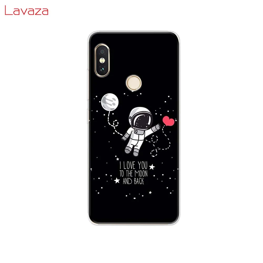 Черный Жесткий Чехол Lavaza с белыми звездами Луны для POCOPHONE F1 Xiaomi A2 8 9 SE Lite A1 Max 3 Redmi Note