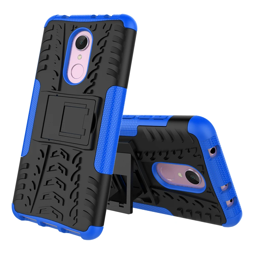 

For Xiaomi Redmi 4X 3 4 4A 5 Plus 6 6A S2 Note 5A 3 4 6 Pro ShockProof TPU Hard PC Stand Case For Xiaomi Mi 8 A1 A2 Max3 Fundas