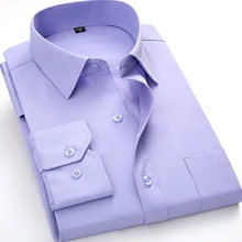 Горячая твил чистого цвета брендовые формальные мужские рубашки с длинным рукавом деловые повседневные мужские рубашки белые мужские рабочие рубашки