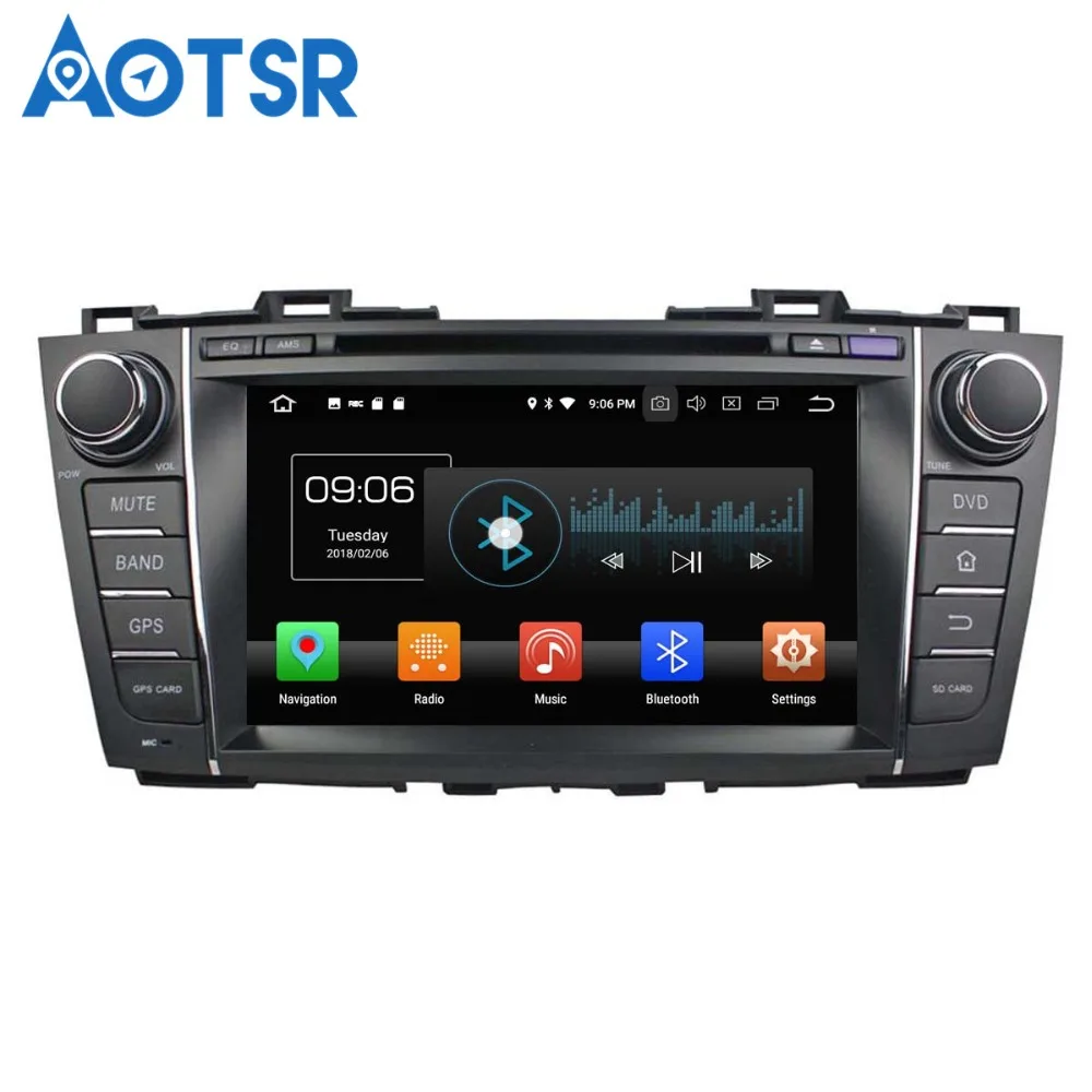 Aotsr Android 8 0 7 1 GPS навигация автомобильный DVD плеер для Mazda 5 Premacy 2009 2012 мультимедиа
