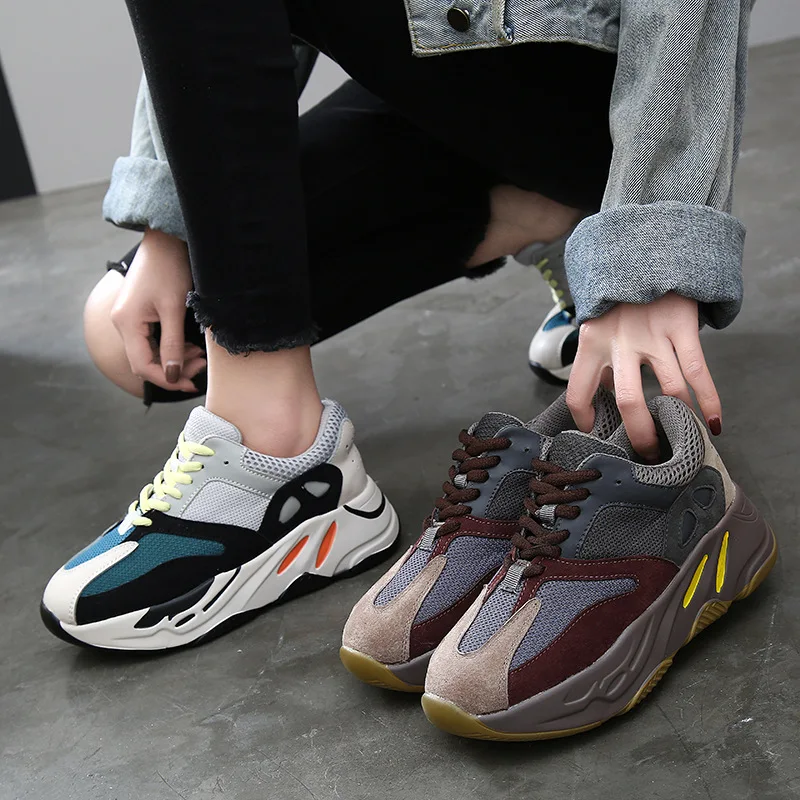 Chaussures Kong Sauvage Chaussures Marron De Casual Printemps Hong gris Semelles À Mode Nouveau 2019 Femmes Épaisses Style g868qH