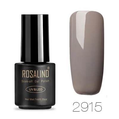 Rosalind Гель-лак для ногтей УФ светодиодный Гель-лак замачиваемый гель для ногтей долговечный лак для ногтей Полупостоянный Vernis верхний базовый цвет - Цвет: 2915