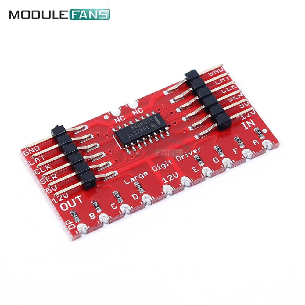 

DC 5V TPIC6C596 Large Digit Driver Drive 6.5" 7-Segment LED Display Module for Andrino Diy Kit Electronic PCB Board Module