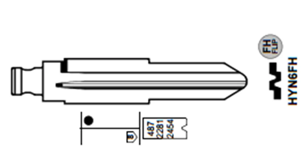 KEYECU 10 шт./лот KEYDIY Универсальные пульты Flip Blade 15 # для KD Remote HYN6FH Hyundai Elantra Kia|blade|keyecublade