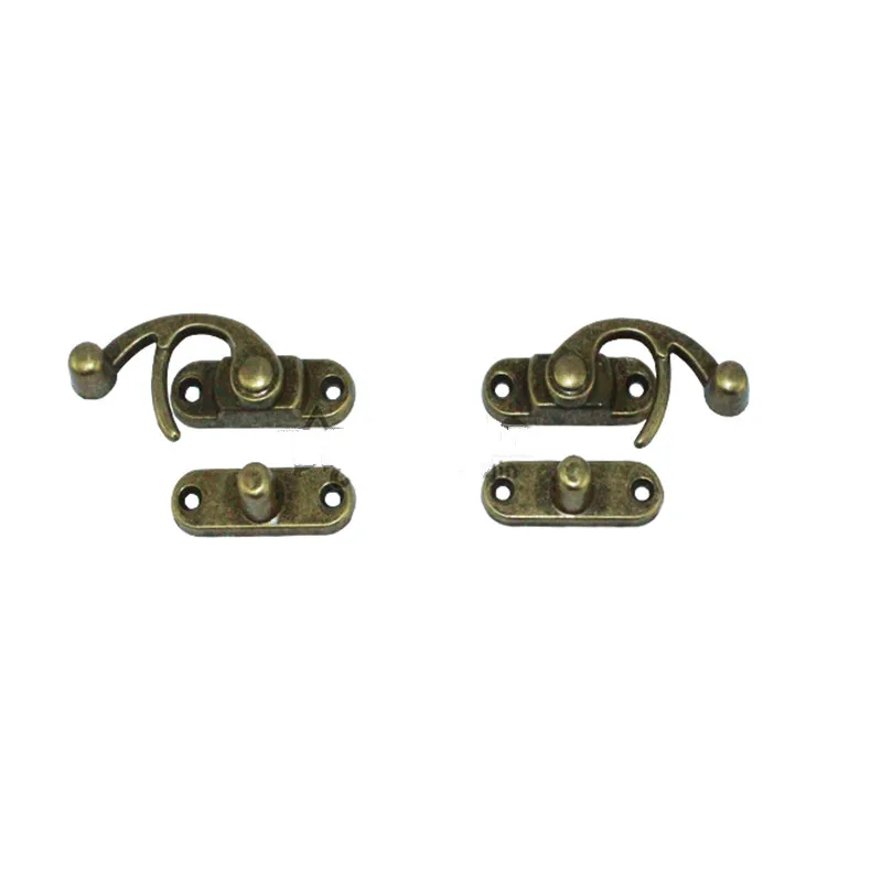 Box Suitcase Toggle Latch Buckles Bronze Tone,Antique Style Metal Lock