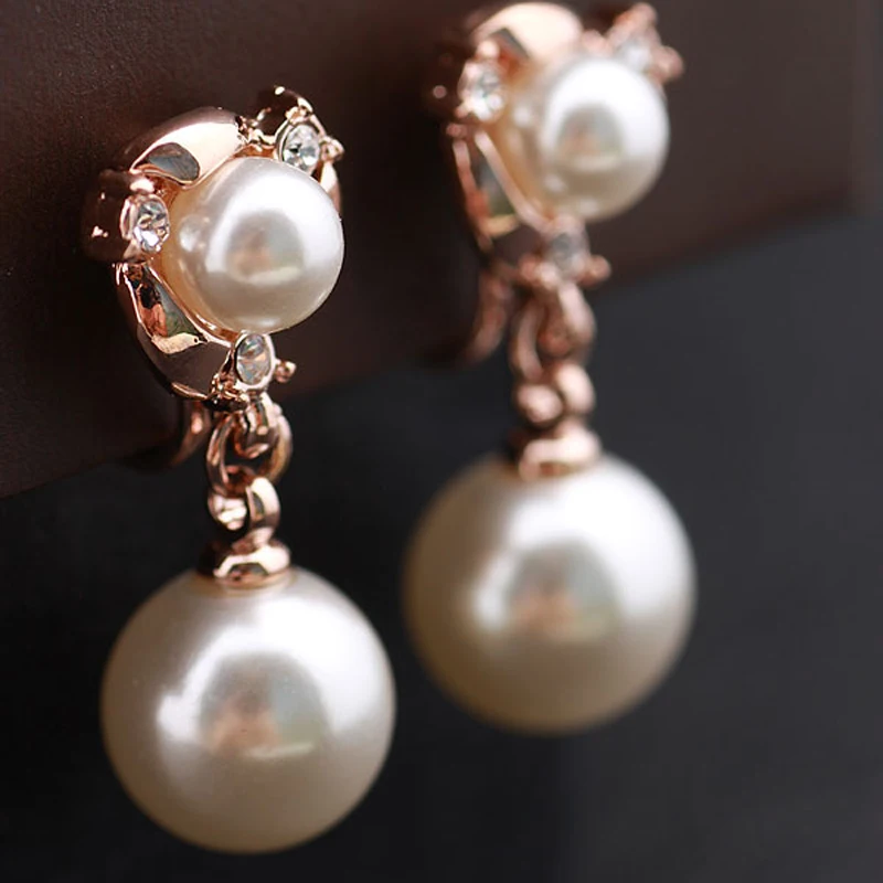 

IDESTINY 11.11 Non Piercing Earing Clip Simulated Pearl Clip On Earrings New Design Jewely Gold Color Brincos Boucle D'oreille