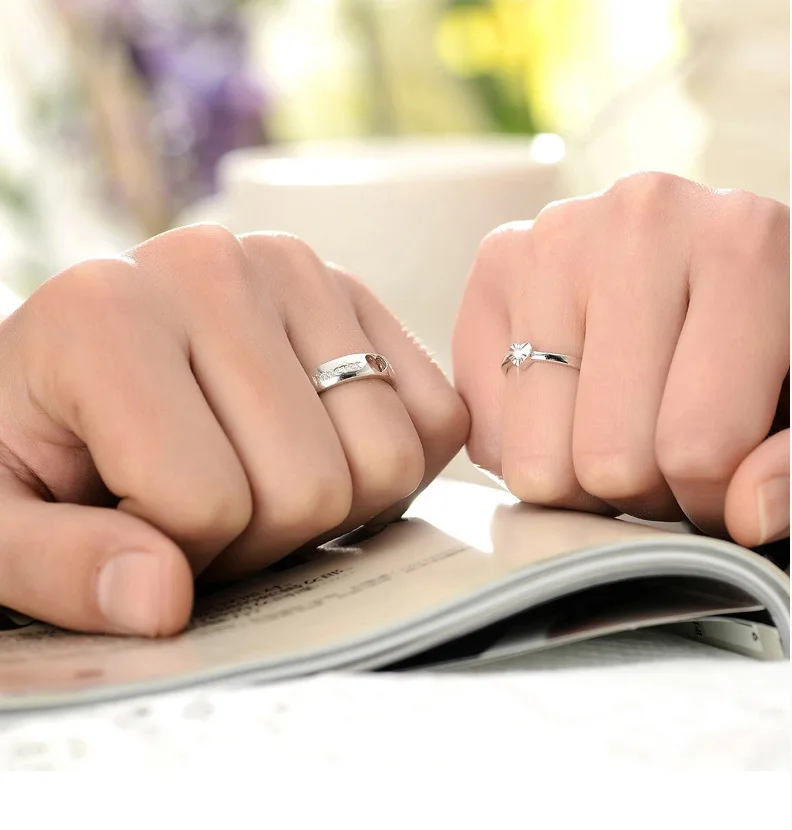 OMHXZJ, модные вечерние кольца для женщин и девушек, подарок на свадьбу, для влюбленных, сердце, AAA, циркон, 925 пробы, серебряное кольцо RN139