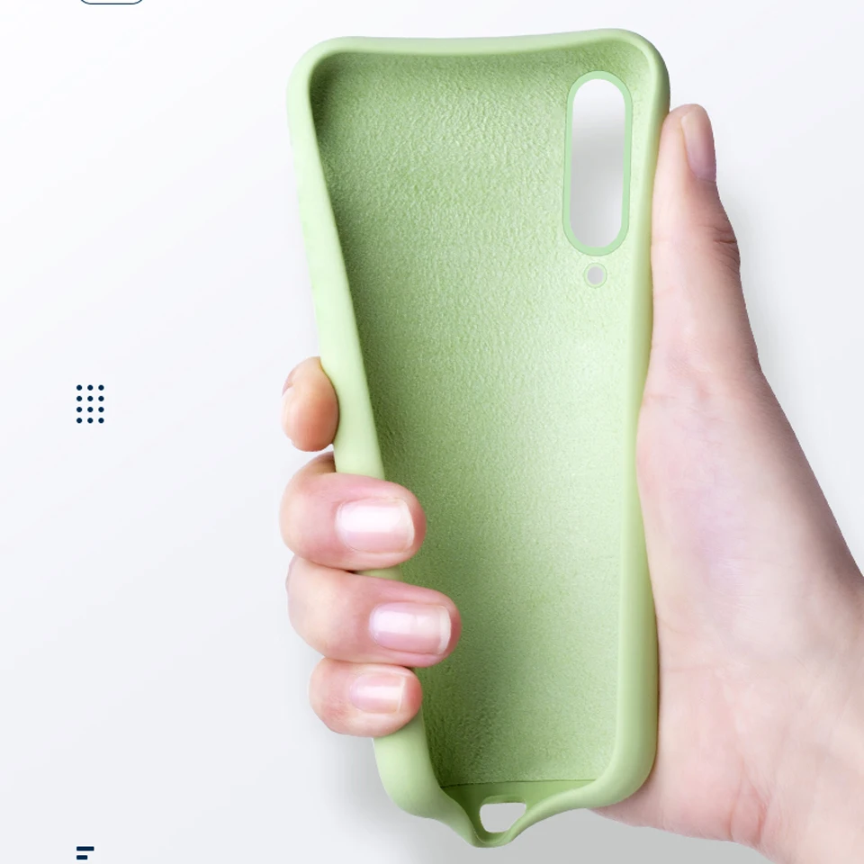 For XiaoMi RedMi Note 7 6 Pro 6A Cover Soft Back Touch TPU Rubber Official Brand Liquid Silicone Case A2 Lite |