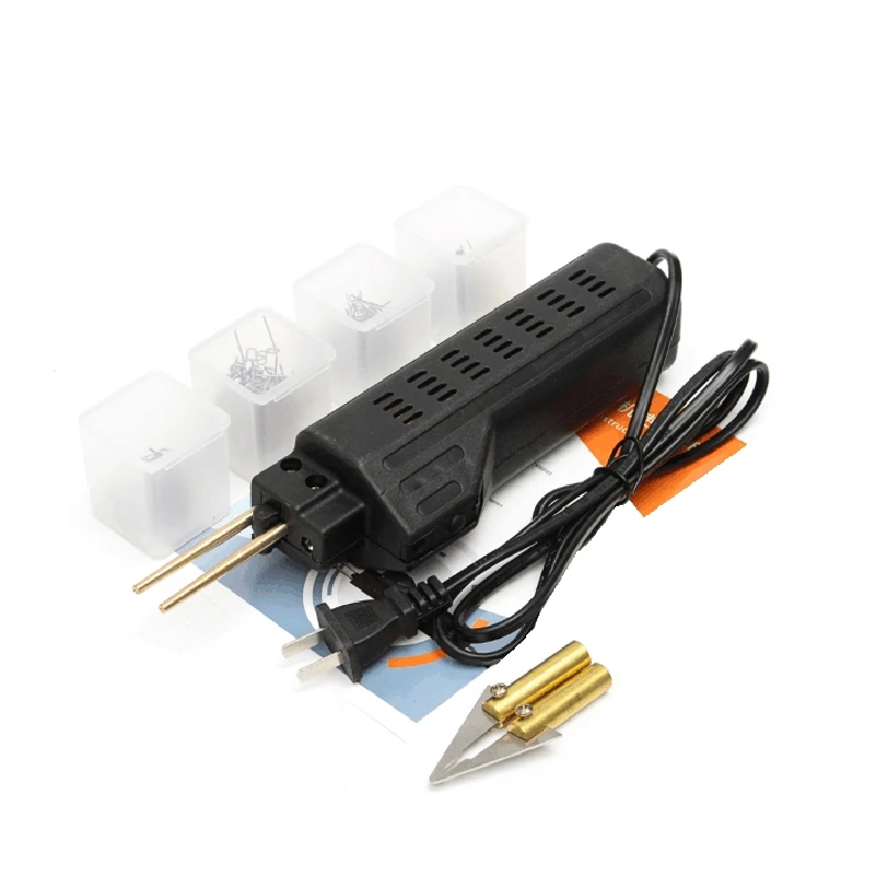 

Us Plug,Car Bumper Repair Machine Hot Stapler Plastic, metal Repair System Welding Bumper Fairing Auto Body Tool Welder Staple