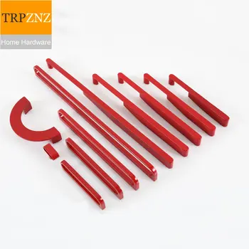 

Modern minimalist, red door handle,knob,you must love it,Zinc alloy,Exquisite workmanship,furniture hardware.