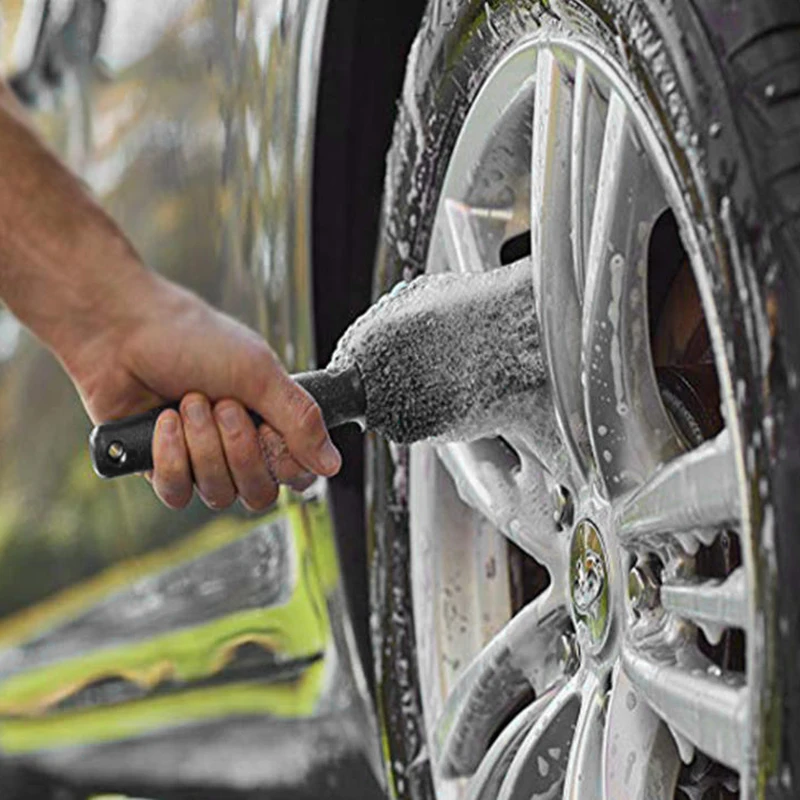 Baynne Car Truck Motorcycle Bicycle Washing Cleaning Tool Wheel Tire Rim Scrub Brush