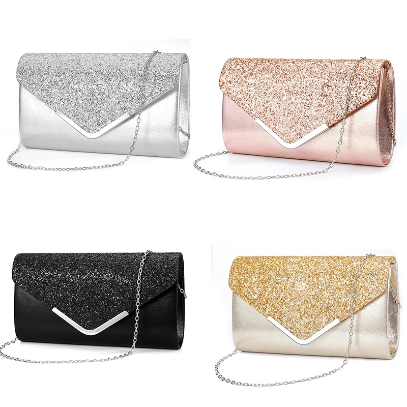 Ansloth بريق حقائب يد النساء بلون أكياس الزفاف لسيدة حزب براثن الإناث الفاخرة الكتف Crossbody أكياس HPS472