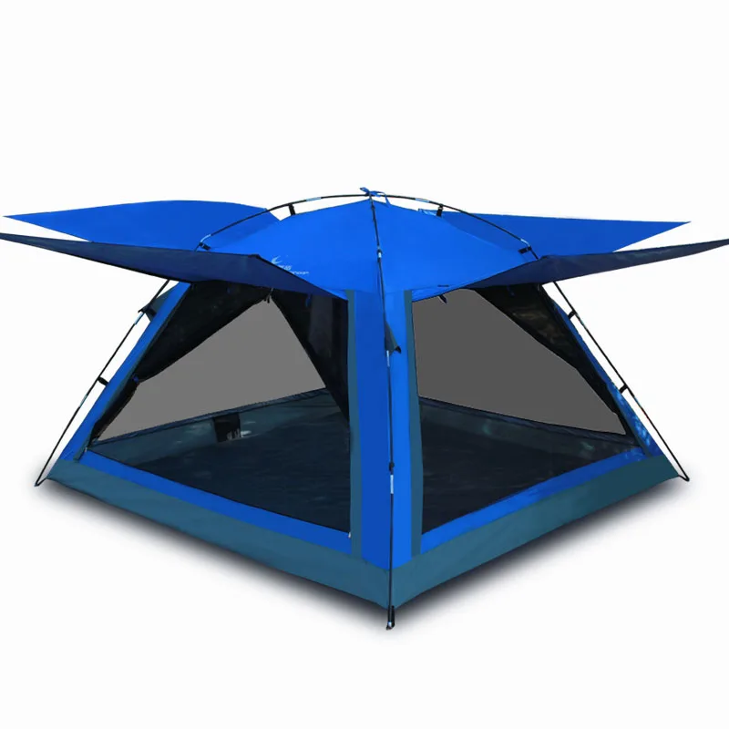 Flytop 3-4 человека, водонепроницаемые семейные вечерние палатки для пикника, барбекю, пешего туризма, путешествий, пляжа, рыбалки, тента Для Путешествий, Походов, Кемпинга