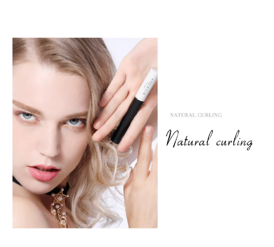 Small brush head black and white Mascara fine brush long, fast dry waterproof not dizzy dye.KL104