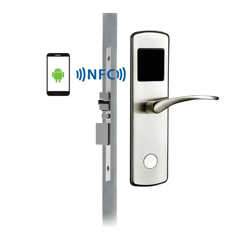 Stainless steel Electronic NFC door lock for hote Apartment and condodoor locknfc door