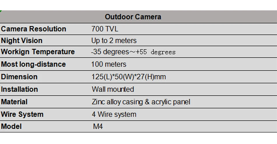 Видеодомофон 7 "TFT lcd проводной видео домофон визуальный видеодомофон с водонепроницаемой уличная камера с ИК подсветкой