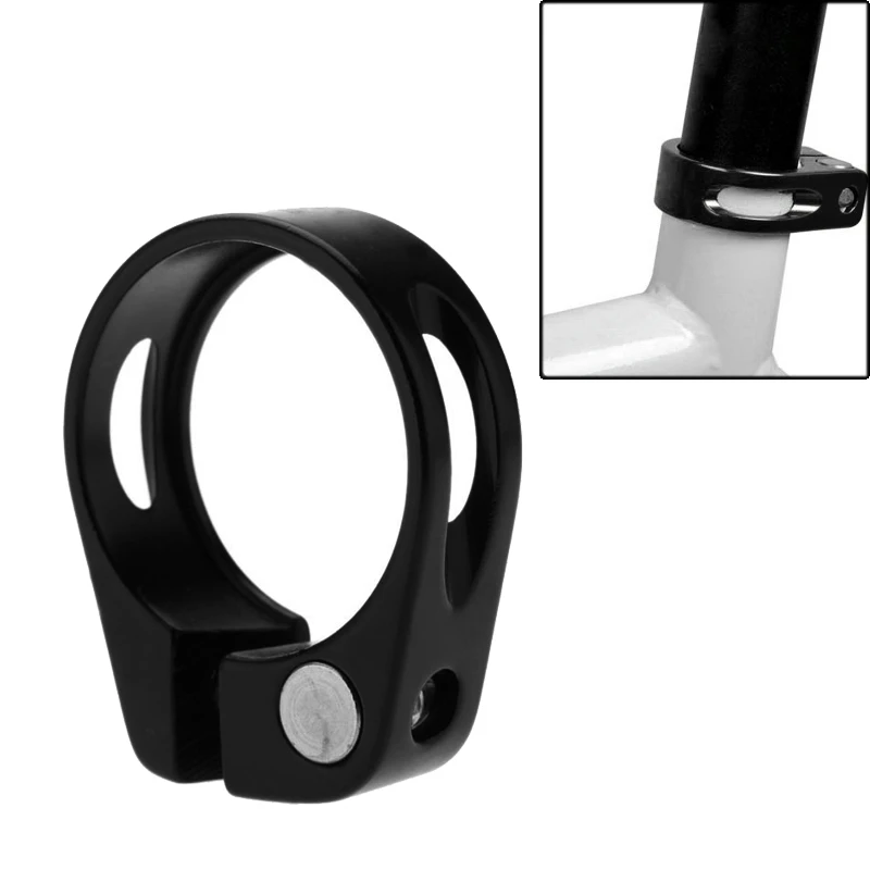 

1PC 31.8mm Bike Bicycle Cycling Saddle Seat Post Clamp Release Seatpost Clamp Bicycle Parts-Black