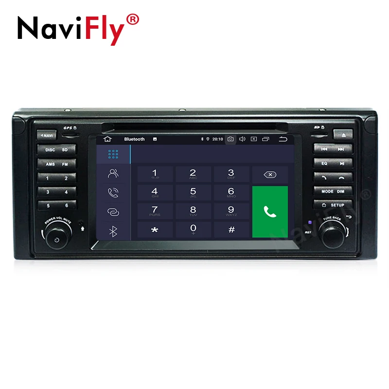 IPS DSP Android9.0 4G Car GPS For BMW X5 E53 E39 DVD PLAYER stereo audio navigation multimedia scre