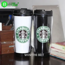 Isolierte Tasse Mondri doppelstock Plastikbecher Kaffeetasse Mode Reise Flasche 380 ml