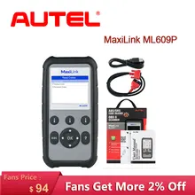 Autel MaxiLink ML609P Auto Car obd2 Scanner diagnostic tool Code Reader OBD2 connector stethoscope Scan Tool airbag simulator Autel MaxiLink ML609P Auto Car obd2 Scanner diagnostic tool Code Reader OBD2 connector stethoscope Scan Tool airbag simulator