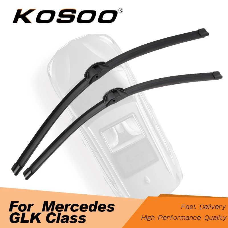 KOSOO For Mercedes Benz GLK Class X204 300 350 Car Windscreen Wiper Blade 2007 2008 2009 2010 2011 2012 2013 2014 2015 2016 2017 |