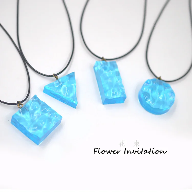 

Flower Invitation Marine pendant hot sale of finished products ripple ripple of water ripple resin