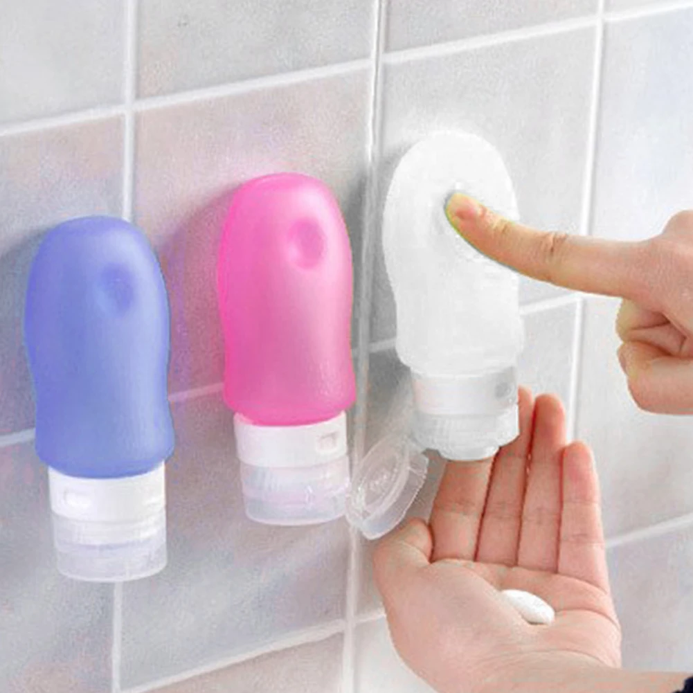 Fashion Silicone Refillable Bottles Cosmetic Points Bottling Lotion Fashion Silicone Refillable Bottles Cosmetic Points Bottling Lotion Shampoo Bath Shower Gel Container Travel Ng Bottle