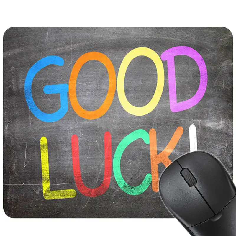 Creative Money Letter Words Gaming Mouse Pads Laptop Rectangle Mousepad