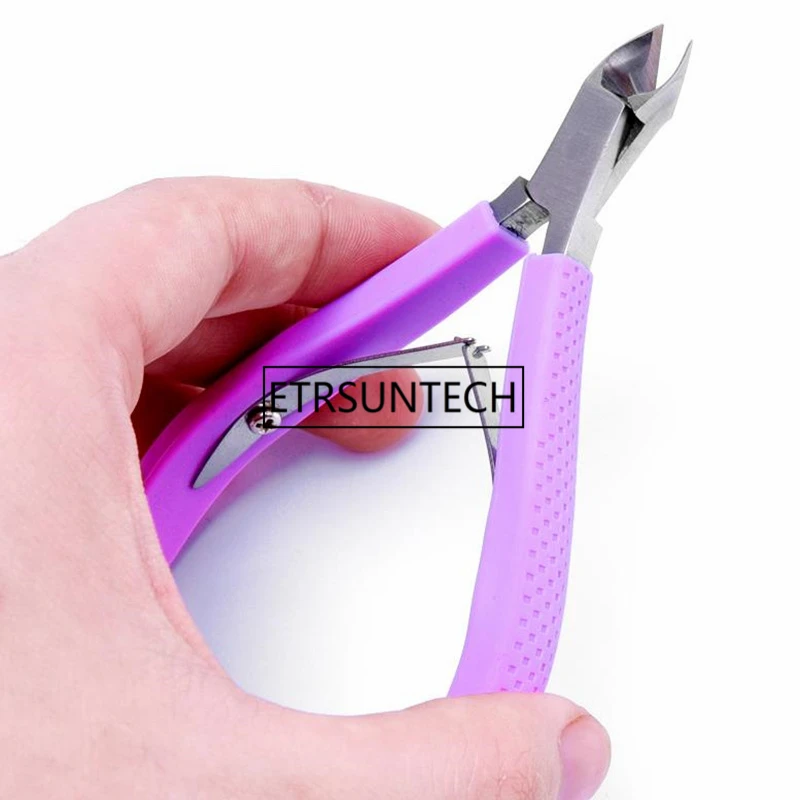 Mulheres da Arte do Unha de Aço Inoxidável Cuticle Nipper Clipper Manicure Alicate Cortador Ferramenta Unha Cutícula Tesoura F1680 14 Ferramenta Ferramenta Unha Cutícula Tesoura F1680