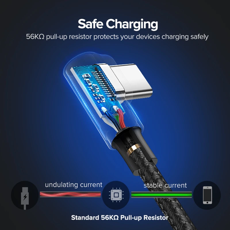 Ugreen USB C кабель для Samsung S9 S10 Plus Quick Charge 3 0 Прямоугольный Type быстрой зарядки и