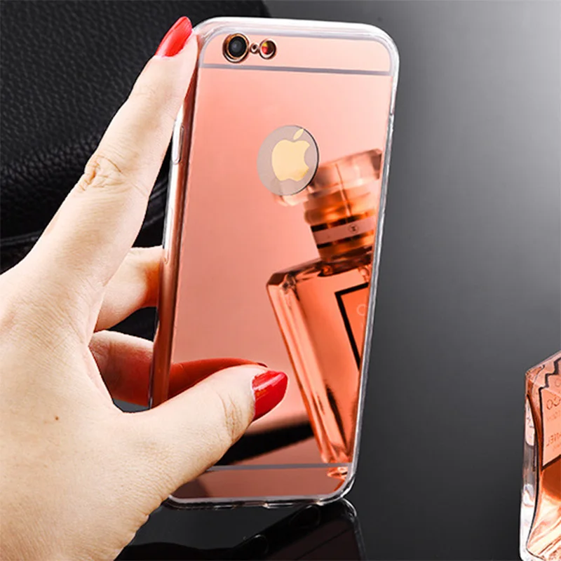 

Metallic plated mirror soft TPU glass case back case for Apple iPhone XR XS Max X 8 7 Plus 6 6S coque fundas capa