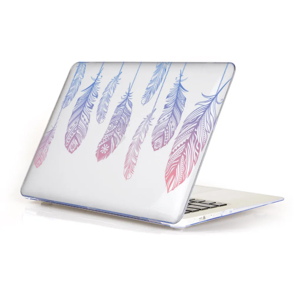 Потрясающий уникальный чехол с изображением Ловца снов и перьев для MacBook Pro retina 11 12 13 15 16 touch bar a2141твердый чехол - Цвет: M358