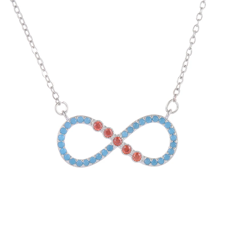 Ali Moda женское Новое прибытие микро проложить Циркон Подвески Бесконечность