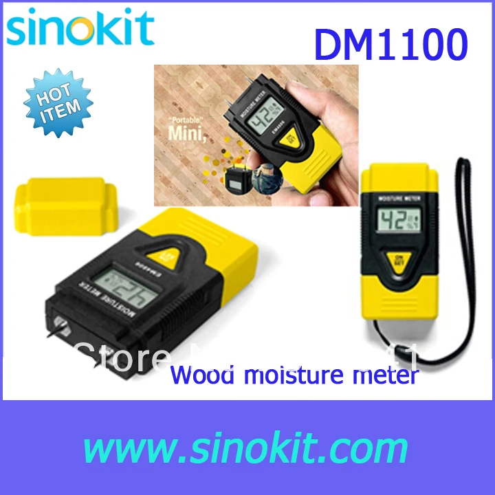 

Newest LCD digital 2 Pin Wood Moisture Meter Tester - DM1100
