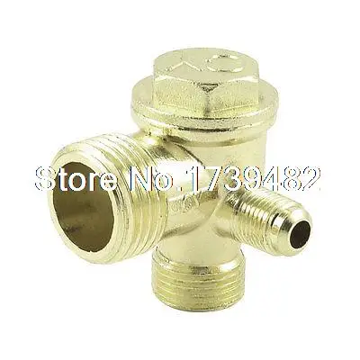 

21mm 16mm 10mm Male Threaded Tube Connector Air Compressor Check Valve