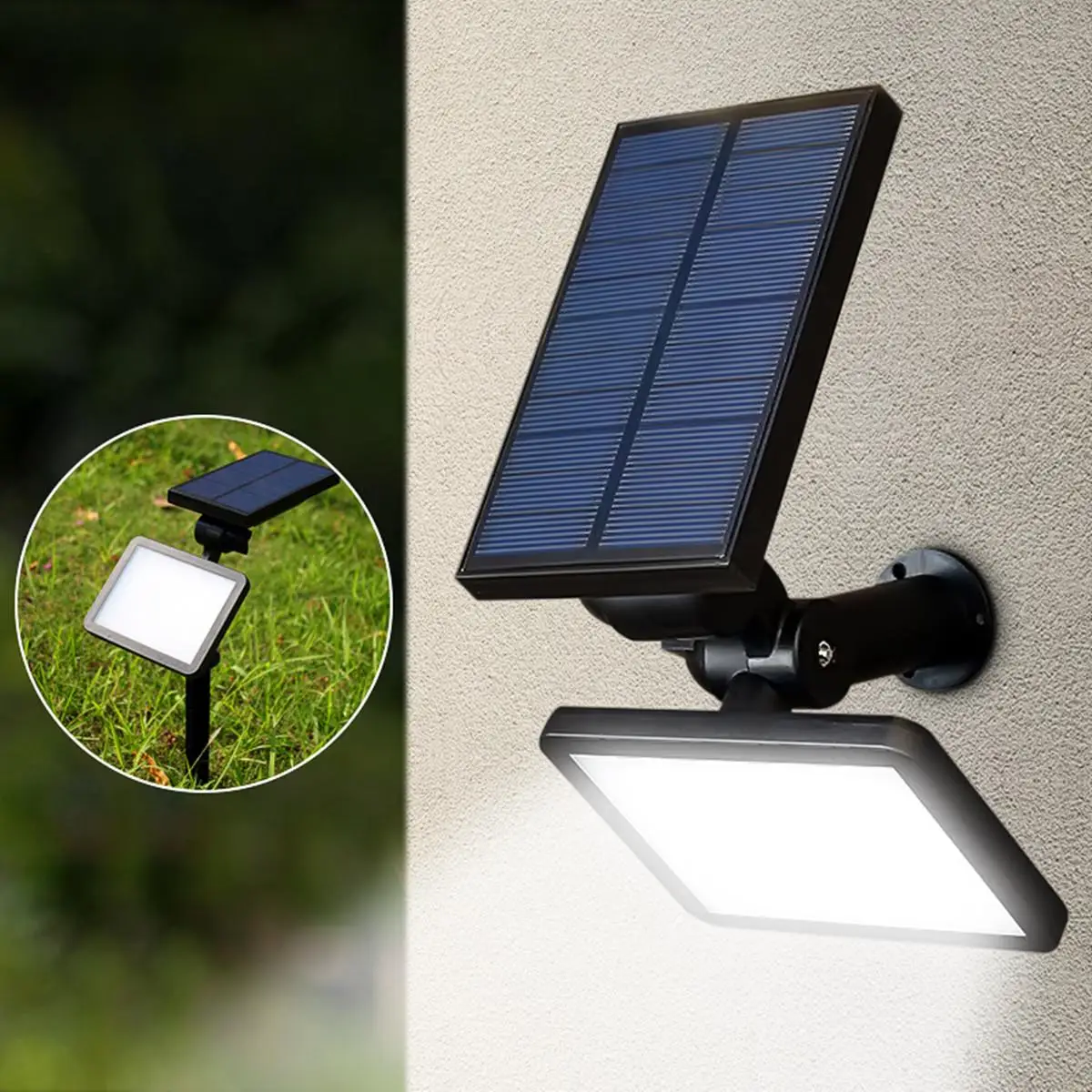 

Smuxi Waterproof IP65 48 LED Solar Light Outdoor Garden Pathway Wall Landscape Fence Lamp Super Light Outdoor 100% Brand New