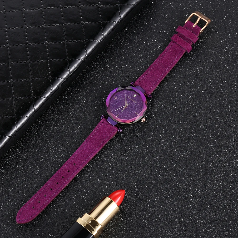 cagarny 2018 Leather Women Watches Ladies Luxury Brand Famous Wrist Watch Fashion Dress Female Clock Relogio Feminino Montre Femme (2)