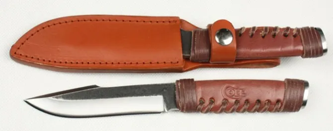 

Handmade Forging Hunting Fixed Knives,High-carbon Steel Blade Leather Rope Handle Camping Knife,Tactical Survival Knife