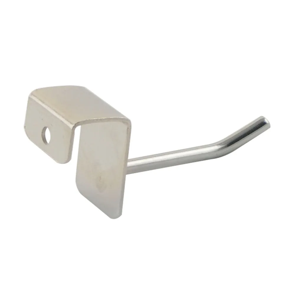 20pcs 50mm Length Slatwall Display Hooks 4mm Wire Dia. Rack Hooks for