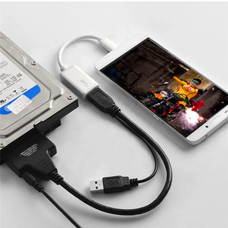 USB 3.0 to 2.5 3.5 SATA Hard Disk Driver Adapter Converter