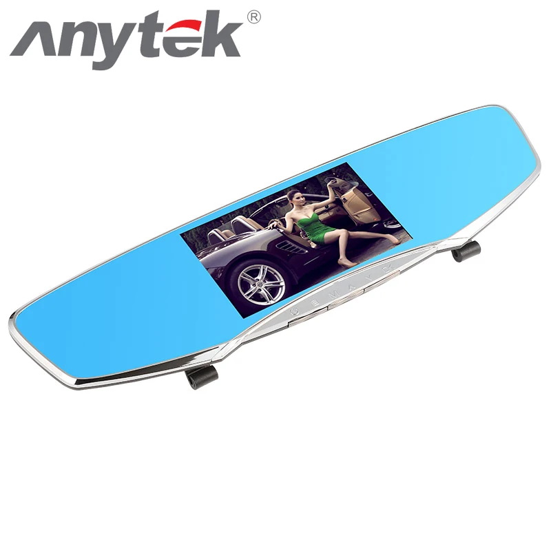 Anytek Видеорегистраторы для автомобилей 5.0 дюймов 170 градусов объектив USB 2.0