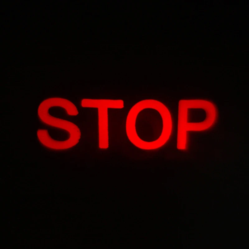 SUNKIA Светодиодный лазер на автомобиль хвост потепление светильник авто с номерным знаком Стробоскопическая Лампа 12 V-24 V Водонепроницаемый в форме Черепа Единый узор стайлинга автомобилей