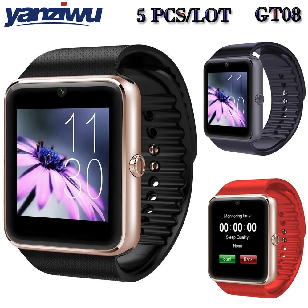 gt08 smartwatch bt notifier for iphone