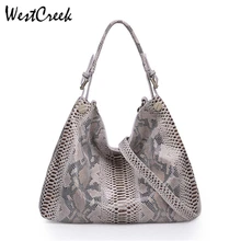 Брендовые женские сумки из натуральной кожи, женские классические сумки-тоут с принтом под змеиную кожу, Дамская змеиная сумка-мессенджер