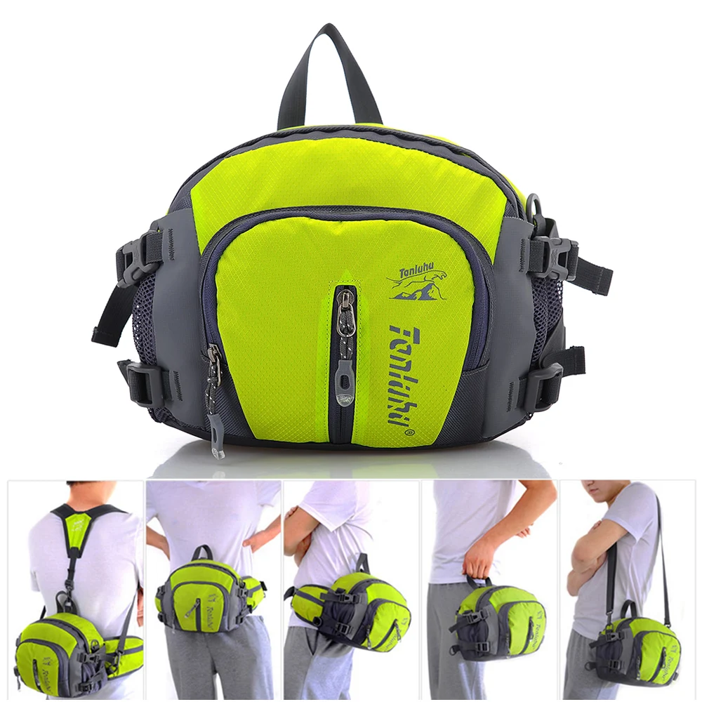 

Waterproof Outdoor Hiking Multifunction Sports waist pack bag Water Bottle Unisex Shoulder Slung Bag Running Waist Backpack bag