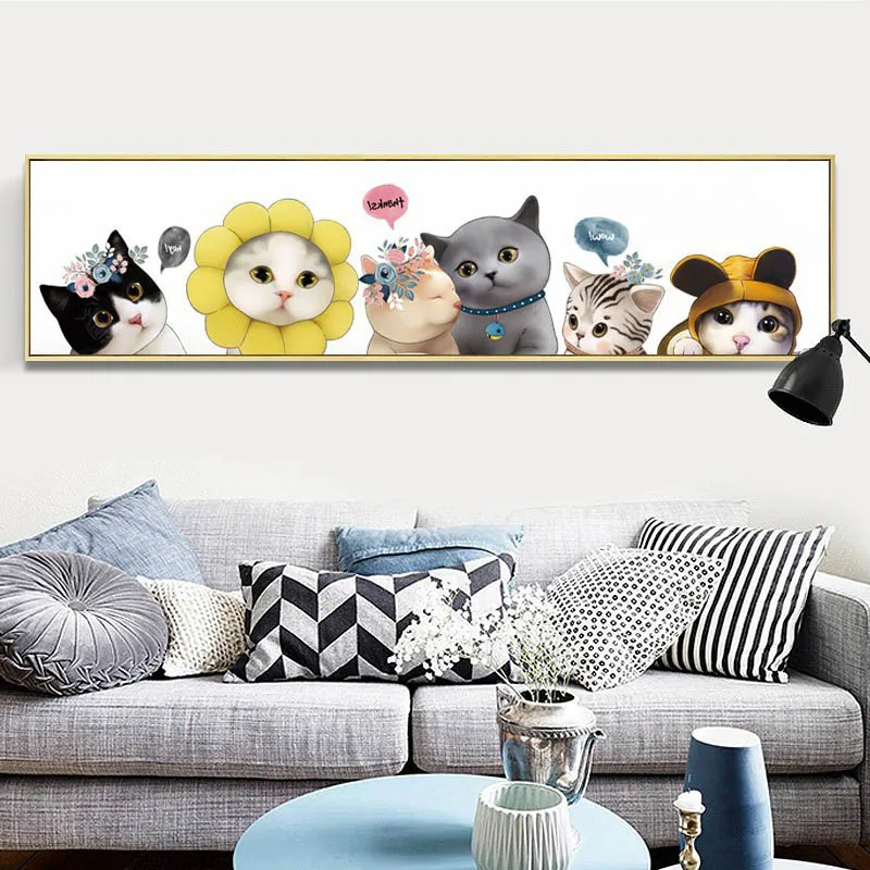 Full Diamond Painting Cute Pet Cartoon Animal 5D DIY Embroidery Kit Rhinestone Mosaic Cross Stitch Needlework Decor Home | Дом и сад