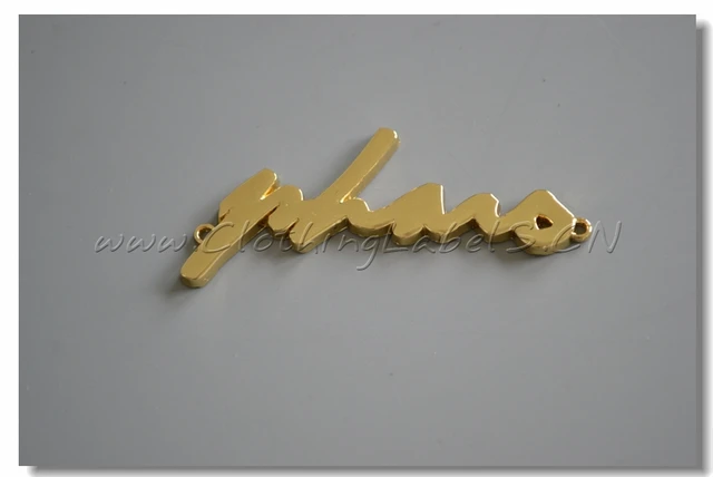 Custom Metal Clothing Labels Brand Label For Bag Cause Custom Metal Clothing Labels Brand Label For Bag Cause Dresses Decorations