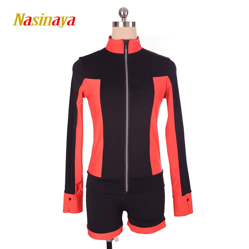 Skating Trousers Teens Team Performance Wear Colorful Lines Skating Suits Women Jackets Girls Training Costumes