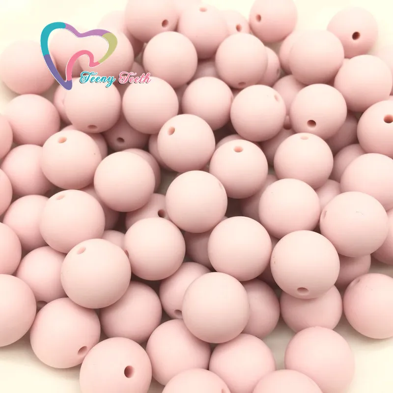 

Teeny Teeth 10 PCS Pastel Soft Pink Baby Teether Accessories Round Ball Beads Size 9-15 MM Food Grade Teething Silicone Geometric Hexagon 14-17 MM Perles Silicone BPA Free Beads